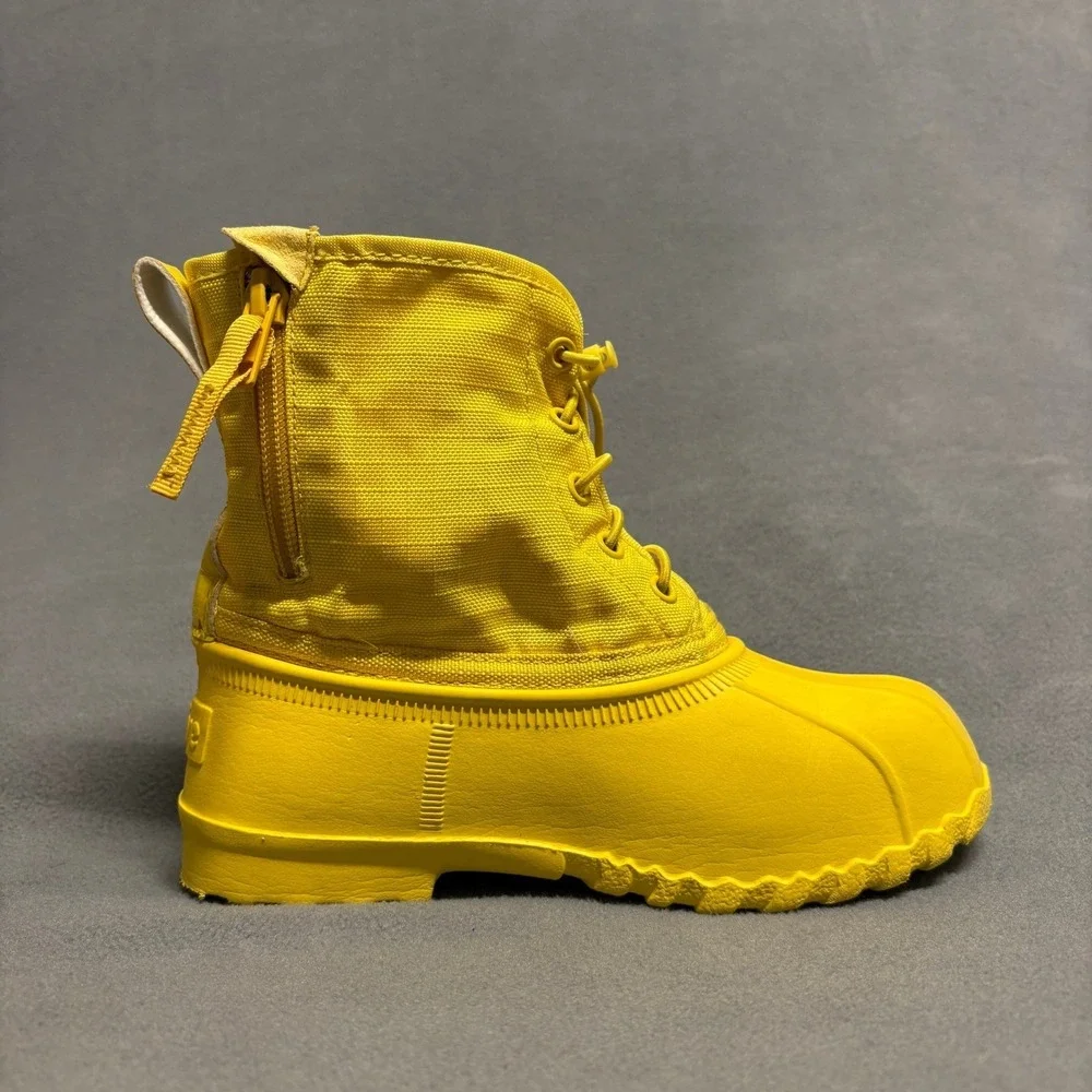 NATIVE Unisex Kids Jimmy Rain Boots in Yellow Size C13